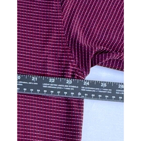 Bobby Jones Men’s XL Polo Shirt Red Blue Textured Golf Short Sleeve Casual - Picture 8 of 8